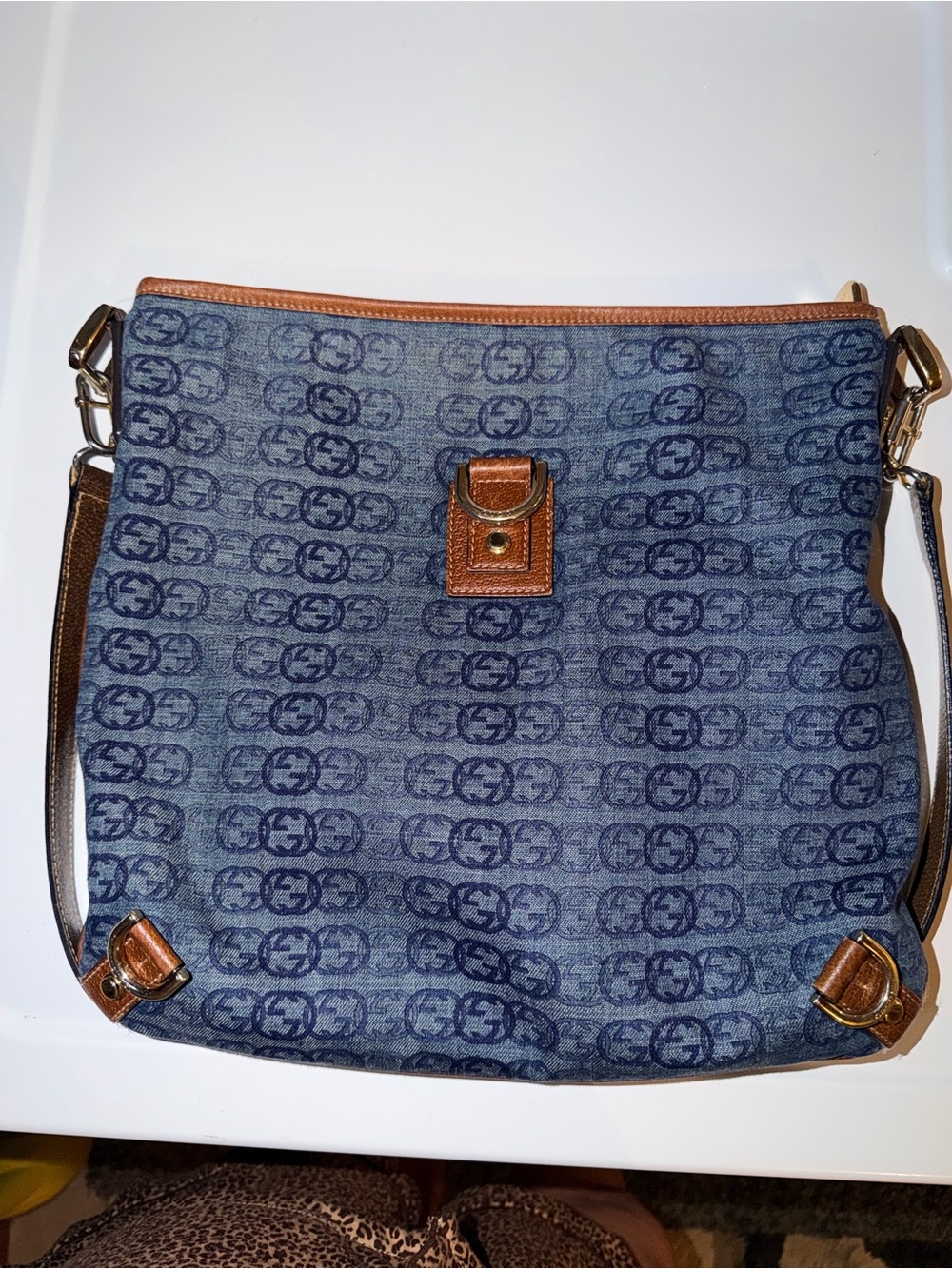 GUCCI denim bag